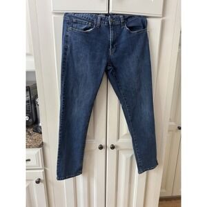 Izod Comfort Stretch Straight Fit Jeans Blue Denim Mens 34X30‎